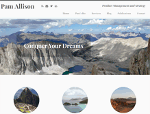 Tablet Screenshot of pamallison.com